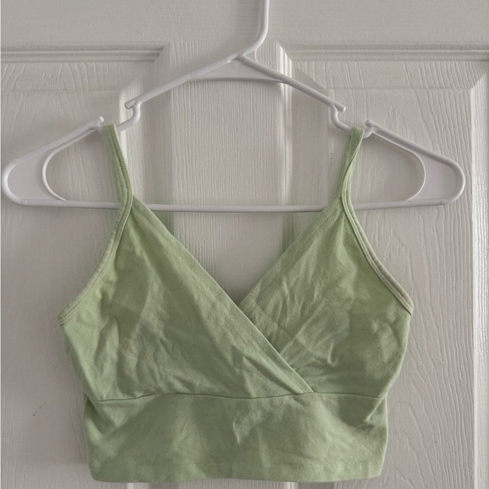 Brandy Melville green amara top